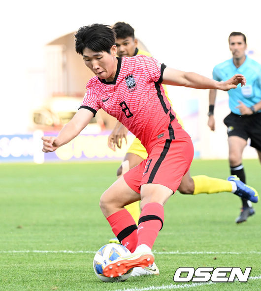 U23 대표팀 홍현석. 2022.06.02 /cej@osen.co.kr