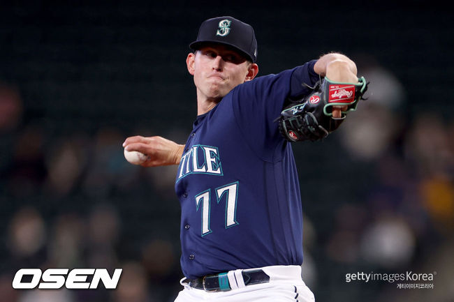 [사진] 시애틀 투수 크리스 플렉센. ⓒGettyimages(무단전재 및 재배포 금지)