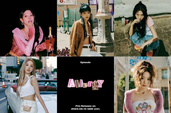 (여자)아이들, 5인 5색 매력..수록곡 &apos;Allergy&apos; 콘셉트 포토 공개