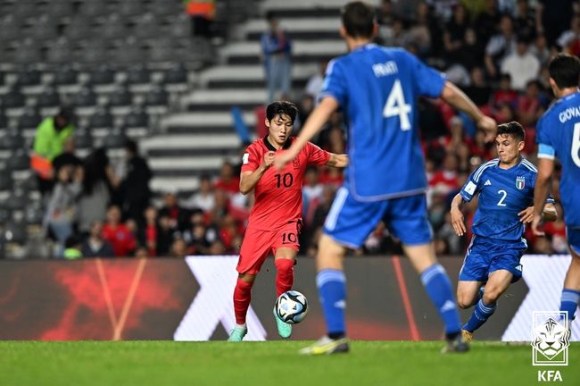 [사진] 배준호 / 대한축구협회 제공.