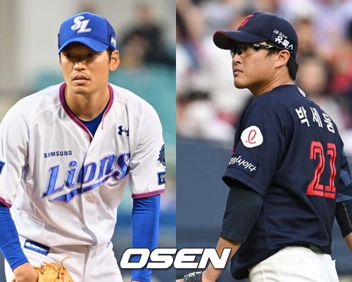 삼성 백정현-롯데 박세웅 / OSEN DB