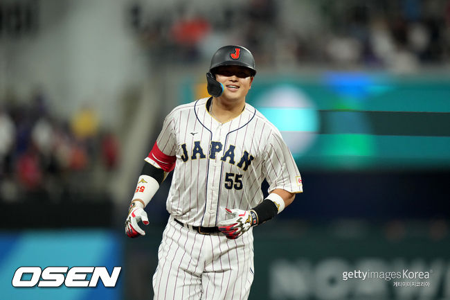 [사진] 월드베이스볼클래식(WBC) 일본 대표팀 시절 무라카미 무네타카. ⓒGettyimages(무단전재 및 재배포 금지)