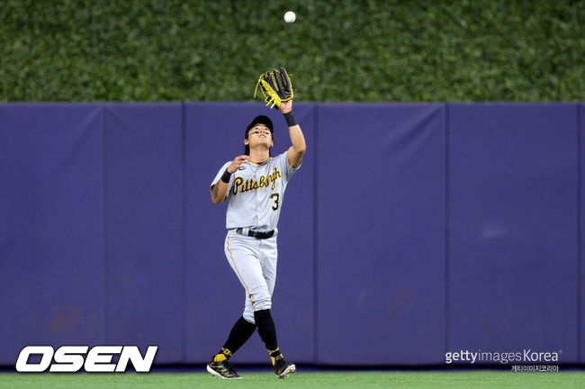 [사진] 피츠버그 배지환. ⓒGettyimages(무단전재 및 재배포 금지)