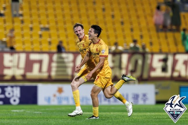 [사진] 광주FC 주영재 / 한국프로축구연맹 제공.