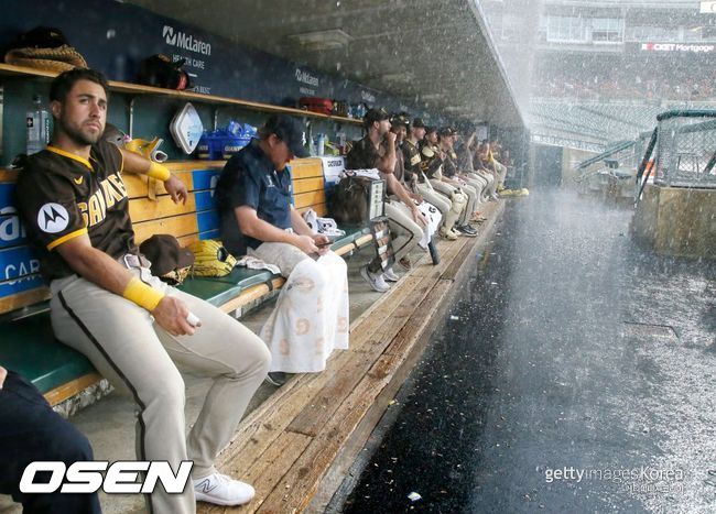 [사진] 샌디에이고 덕아웃. ⓒGettyimages(무단전재 및 재배포 금지)