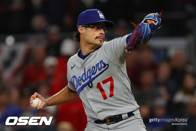 [사진] 다저스 시절 조 켈리 ⓒGettyimages(무단전재 및 재배포 금지)