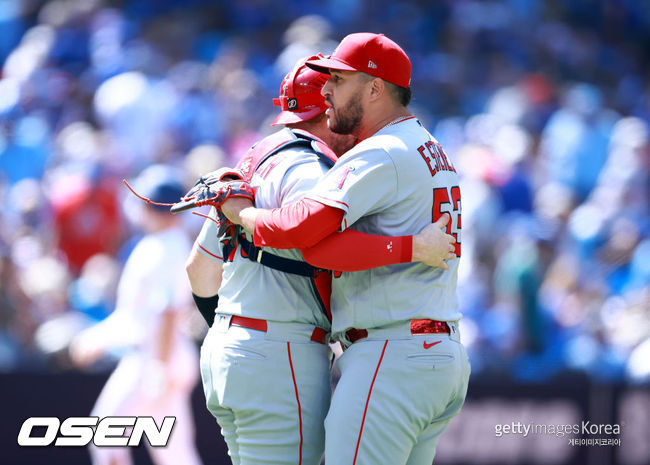 [사진] LA 에인절스 카를로스 에스테베스. ⓒGettyimages(무단전재 및 재배포 금지)