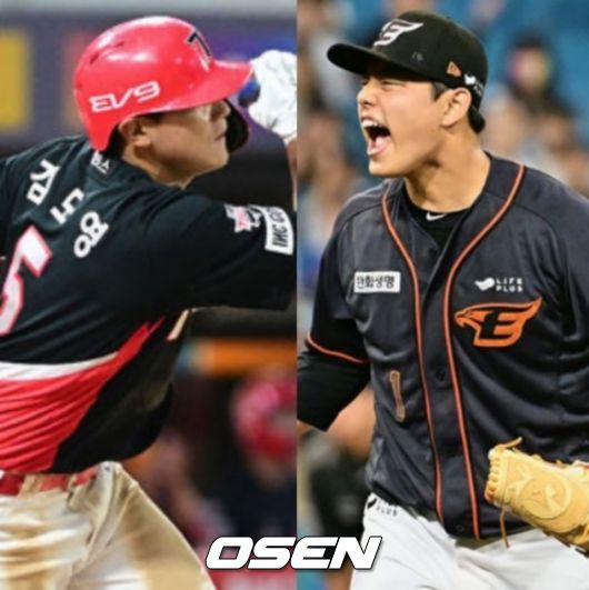 KIA 타이거즈 김도영과 한화 이글스 문동주./OSEN DB