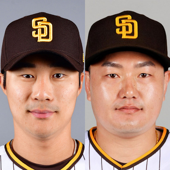 샌디에이고 김하성, 최지만. /MLB.com 홈페이지