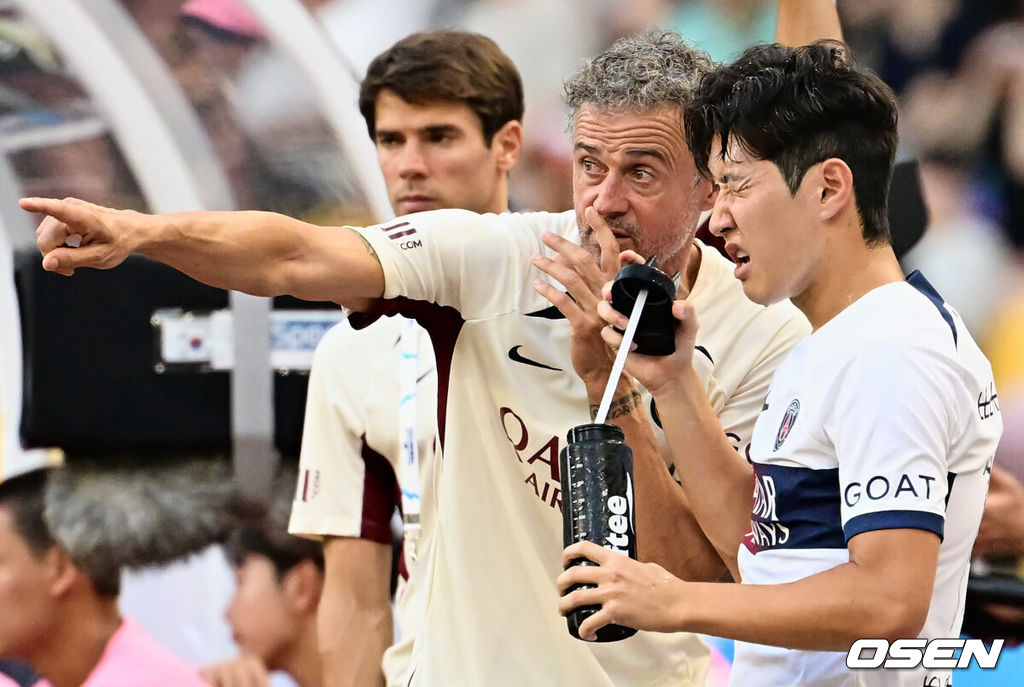 파리 생제르맹 FC(PSG) 루이스 엔리케 감독, 이강인 254 2023.08.03 / foto0307@osen.co.kr