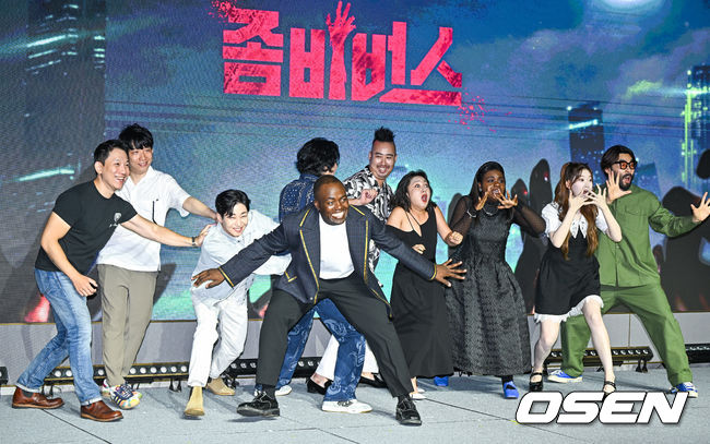 출연진들이 포즈를 취하고 있다. 2023.08.08  / soul1014@osen.co.kr