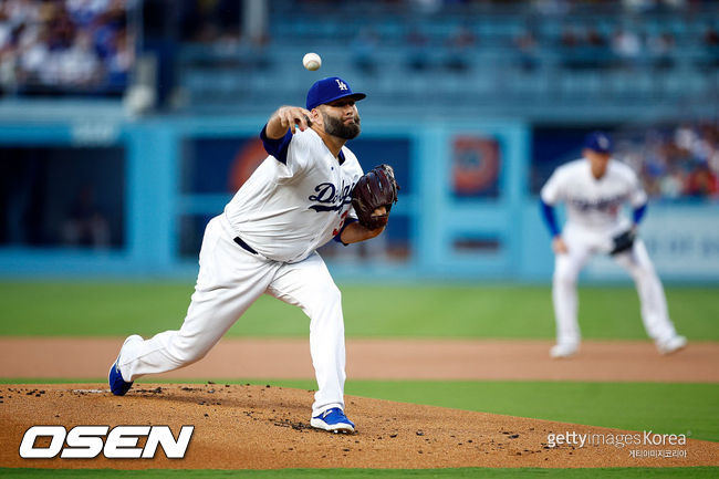 [사진] LA 다저스 랜스 린. ⓒGettyimages(무단전재 및 재배포 금지)