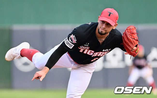 KIA 타이거즈 선발 투수 산체스가 역투하고 있다. 2023.08.13 / foto0307@osen.co.kr