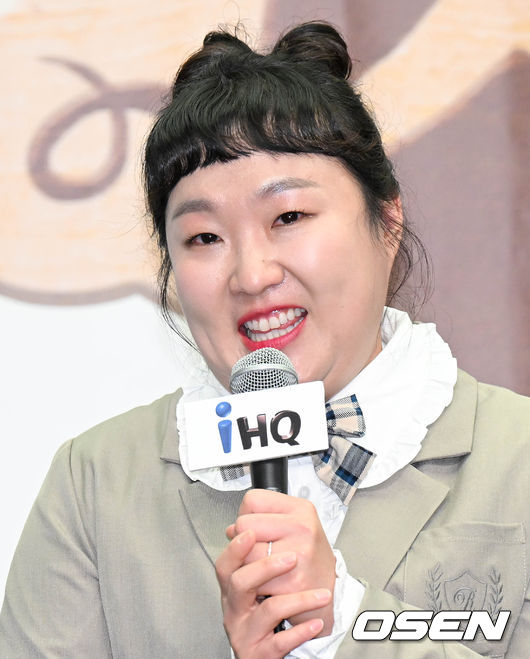 코미디언 이수지가 시어머니 이야기를 하며 눈물을 보이고 있다.2023.04.20 /cej@osen.co.kr 