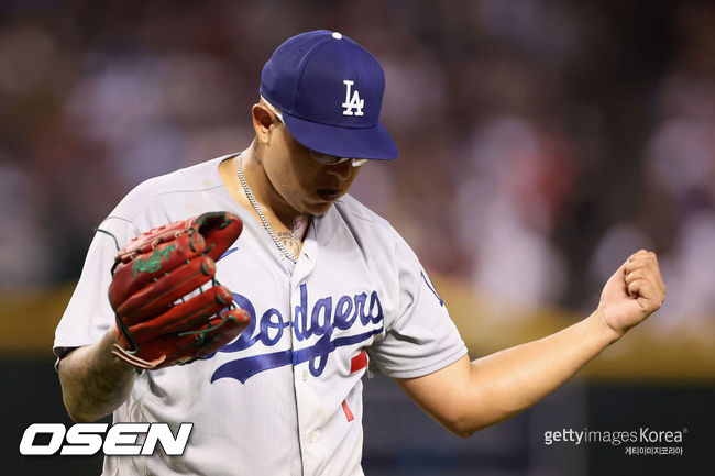 [사진] LA 다저스 훌리오 유리아스. ⓒGettyimages(무단전재 및 재배포 금지)