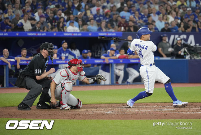 [사진] 조지 스프링어 ⓒGettyimages(무단전재 및 재배포 금지)