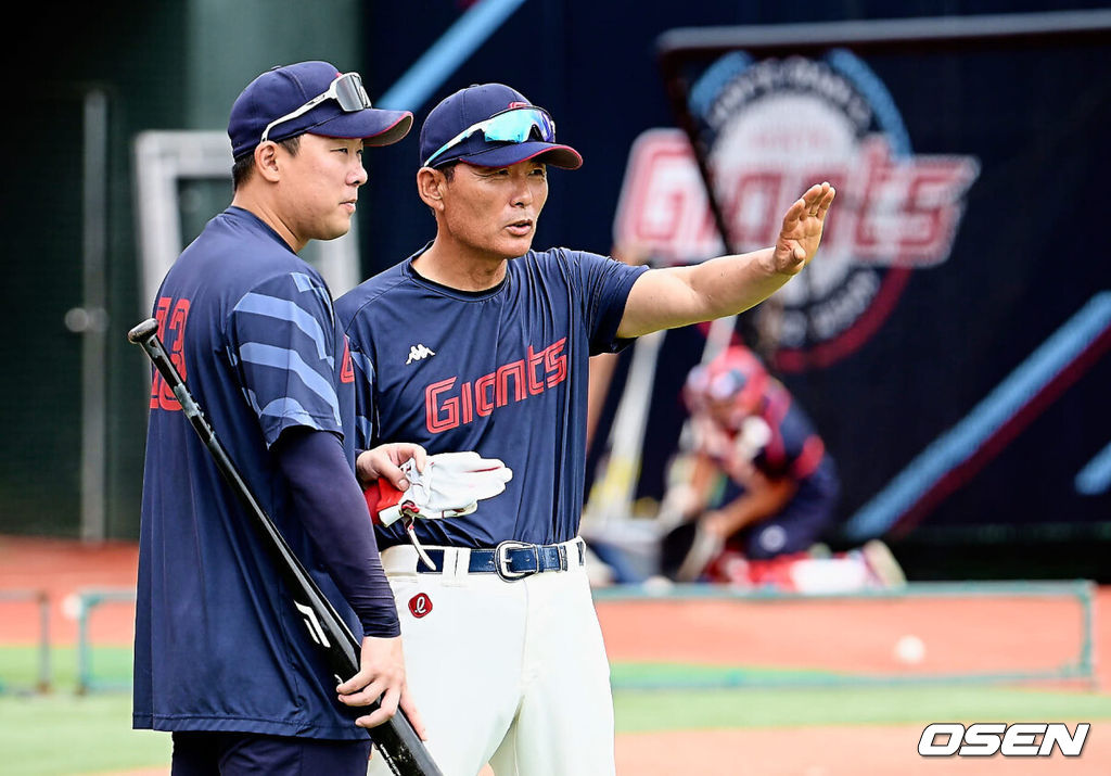 롯데 안치홍, 이종운 감독대행. 2023.06.27 / foto0307@osen.co.kr