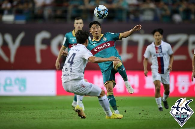 [사진] 지난 1일 열린 대전하나시티즌과 수원FC의 경기 / 한국프로축구연맹 제공.