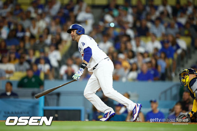 [사진] LA 다저스 ‘거포’JD 마르티네즈. ⓒGettyimages(무단전재 및 재배포 금지)