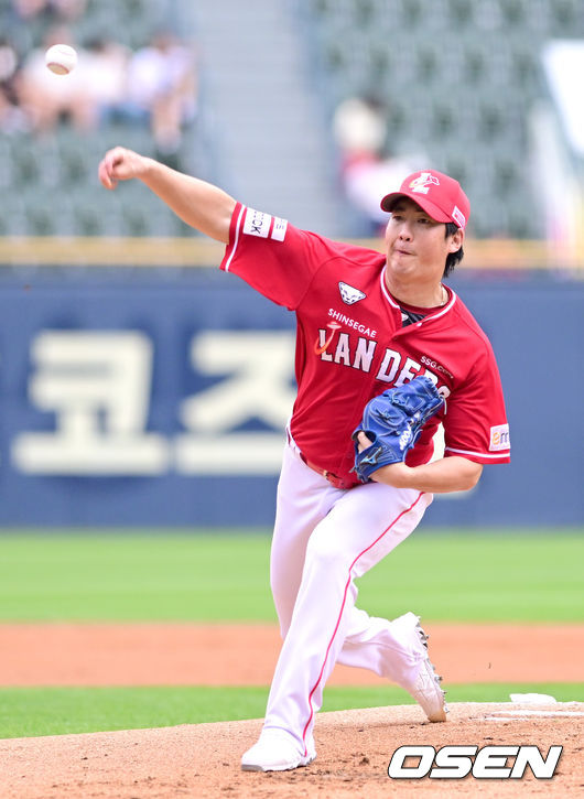 SSG 우완 선발 문승원. / OSEN DB