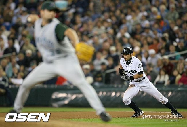 [사진] 시애틀 시절 스즈키 이치로. ⓒGettyimages(무단전재 및 재배포 금지)