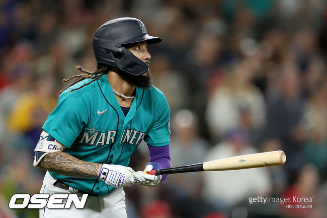 [사진] 시애틀 매리너스 J.P. 크로포드. ⓒGettyimages(무단전재 및 재배포 금지)