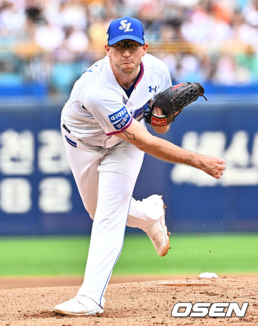 삼성 라이온즈 선발투수 와이드너가 역투하고 있다. 2023.09.17 / foto0307@osen.co.kr