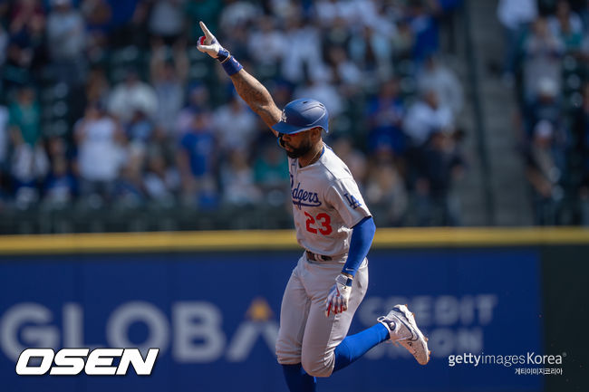 [사진] LA 다저스 제이슨 헤이워드. ⓒGettyimages(무단전재 및 재배포 금지)