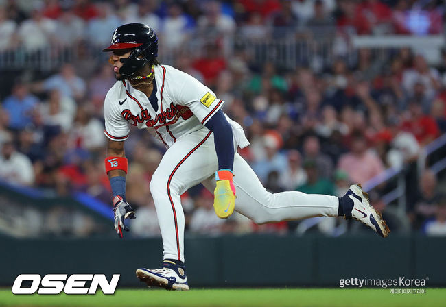 [사진] 애틀랜타 로날드 아쿠냐 주니어. ⓒGettyimages(무단전재 및 재배포 금지)