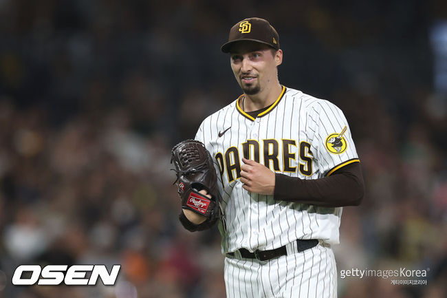 [사진] 샌디에이고 투수 블레이크 스넬. ⓒGettyimages(무단전재 및 재배포 금지)