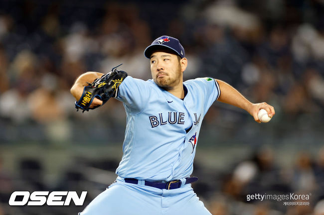 [사진] 토론토 블루제이스 기쿠치 유세이. ⓒGettyimages(무단전재 및 재배포 금지)