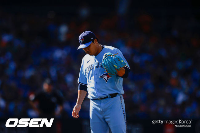 [사진] 토론토 류현진. ⓒGettyimages(무단전재 및 재배포 금지)