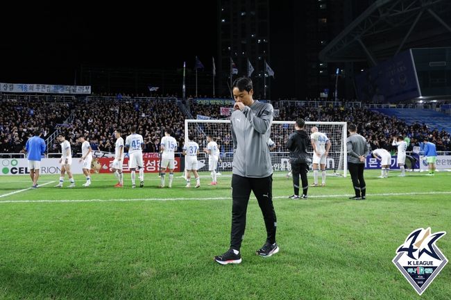 [사진] 염기훈 감독 대행 / 한국프로축구연맹.