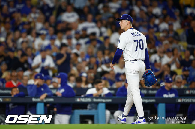 [사진] LA 다저스 바비 밀러. ⓒGettyimages(무단전재 및 재배포 금지)