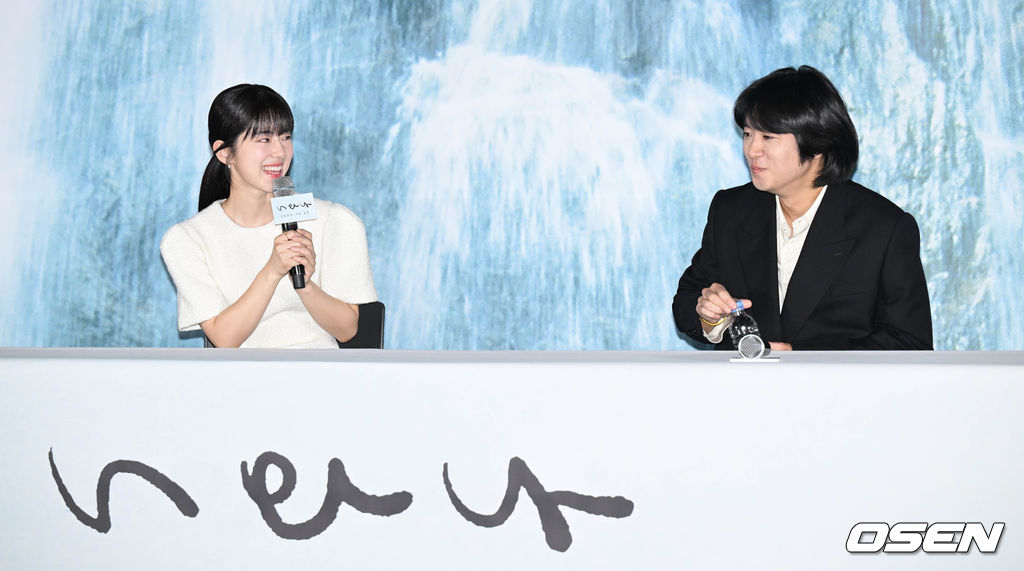 10일 CGV용산아이파크몰에서 영화 '너와 나(조현철 감독)' 언론시사회가 열렸다. 배우 박혜수, 감독 조현철이 질의응답 시간을 갖고 있다. 2023.10.10 /cej@osen.co.kr