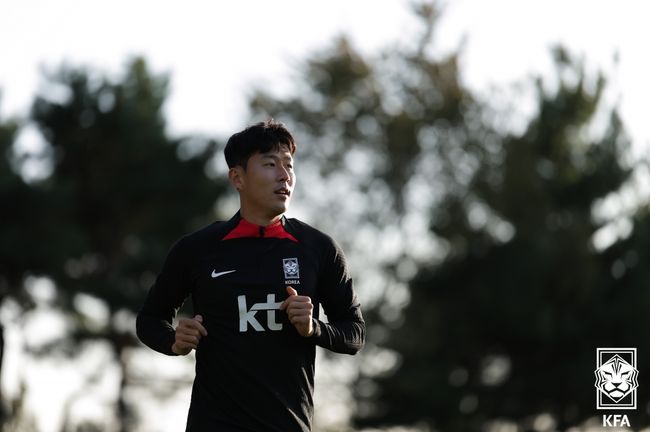 [사진] 대한민국 축구대표팀 주장 손흥민 / 대한축구협회 제공.