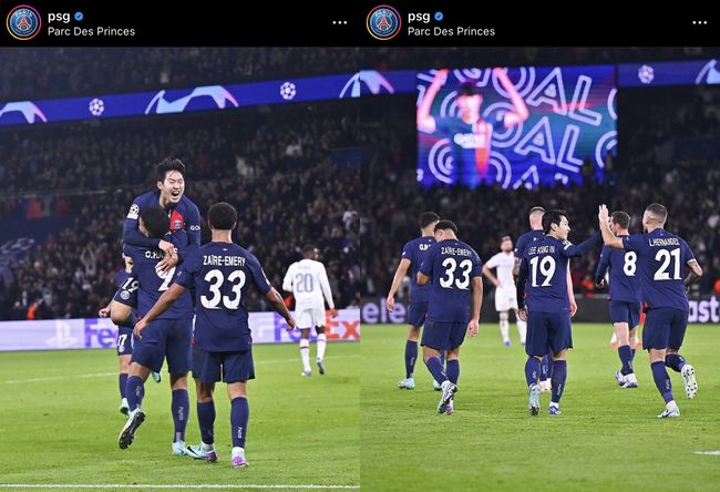 [사진] PSG 공식 소셜 미디어