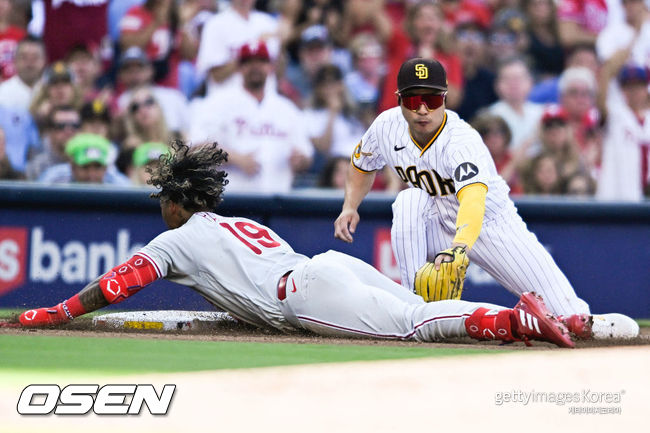 [사진] 김하성 ⓒGettyimages(무단전재 및 재배포 금지)