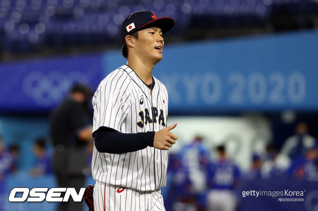 [사진] 일본 국가대표 시절 야마모토 요시노부. ⓒGettyimages(무단전재 및 재배포 금지)