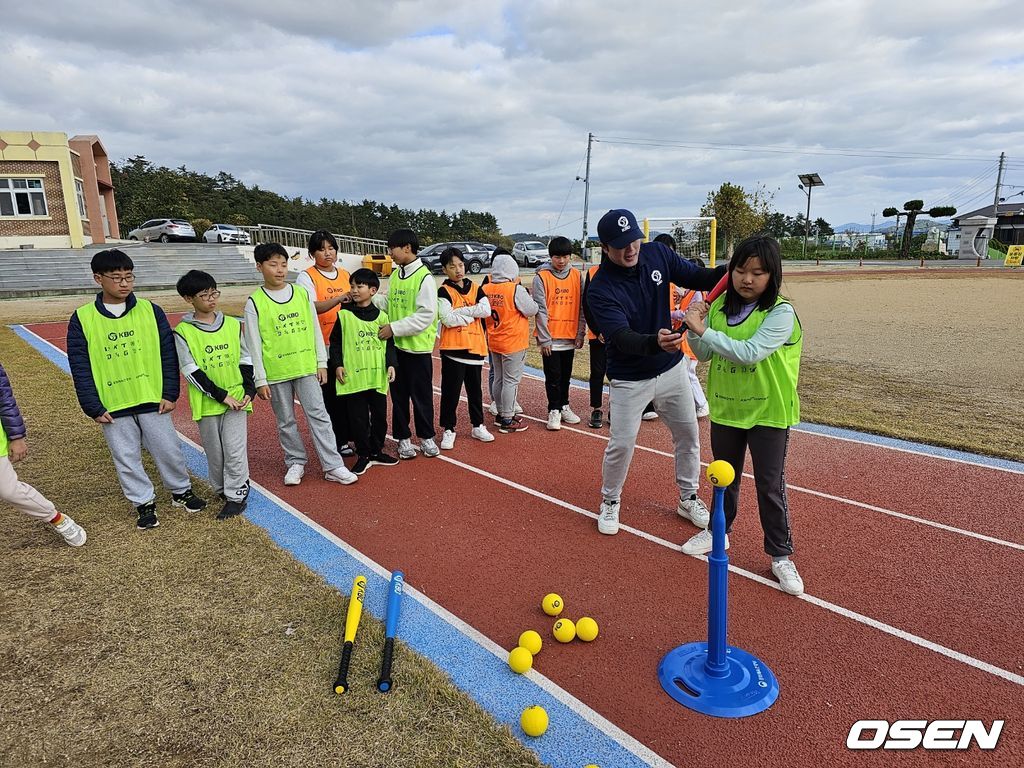 신안군 암태초등학교. /한국티볼연맹 제공