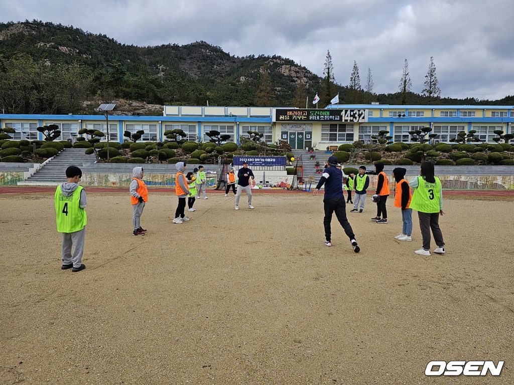 신안군 암태초등학교. /한국티볼연맹 제공