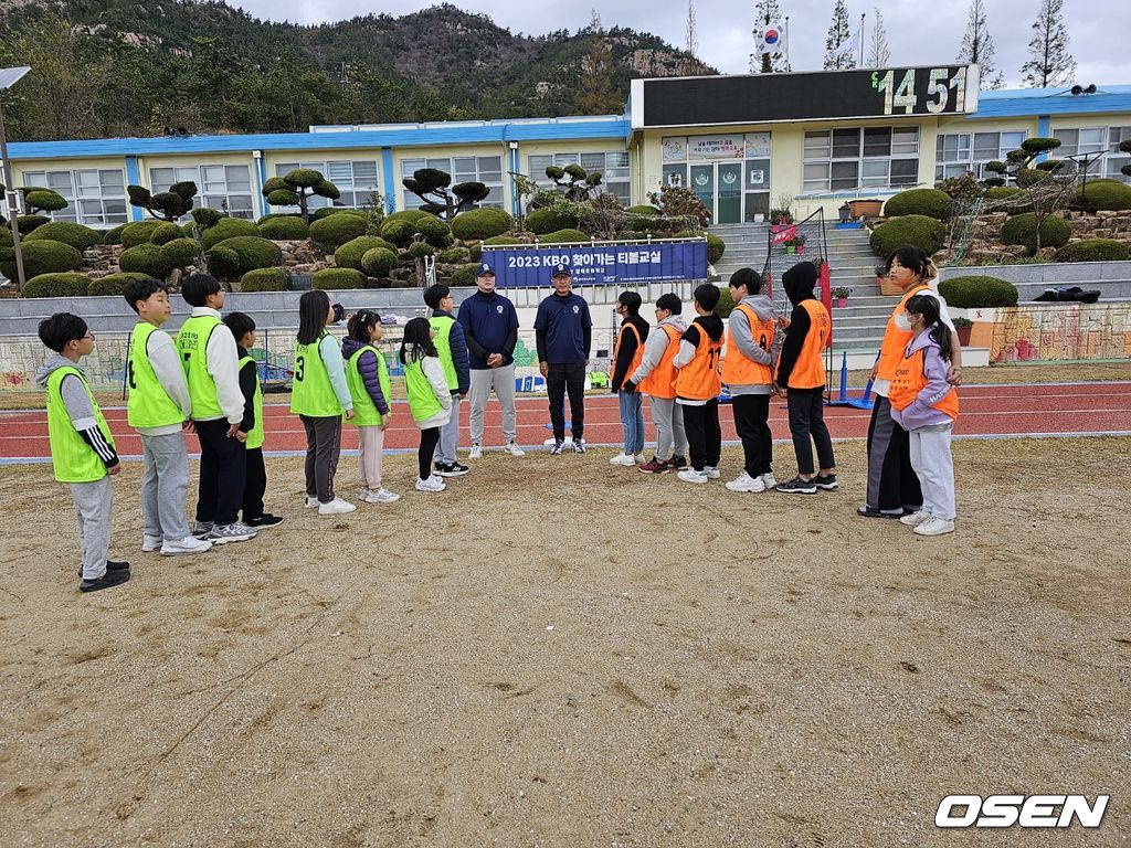 신안군 암태초등학교. /한국티볼연맹 제공