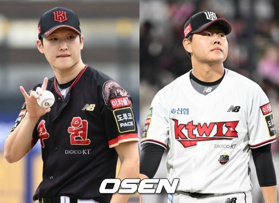 KT 배제성(좌)과 소형준 / OSEN DB