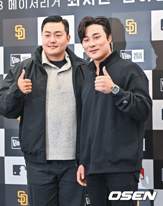 최지만(왼쪽)과 김하성. / OSEN DB