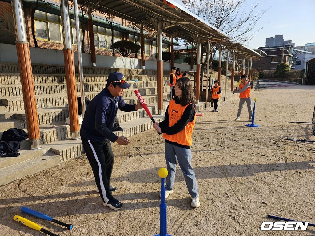 KBO 찾아가는 티볼교실. /OSEN DB