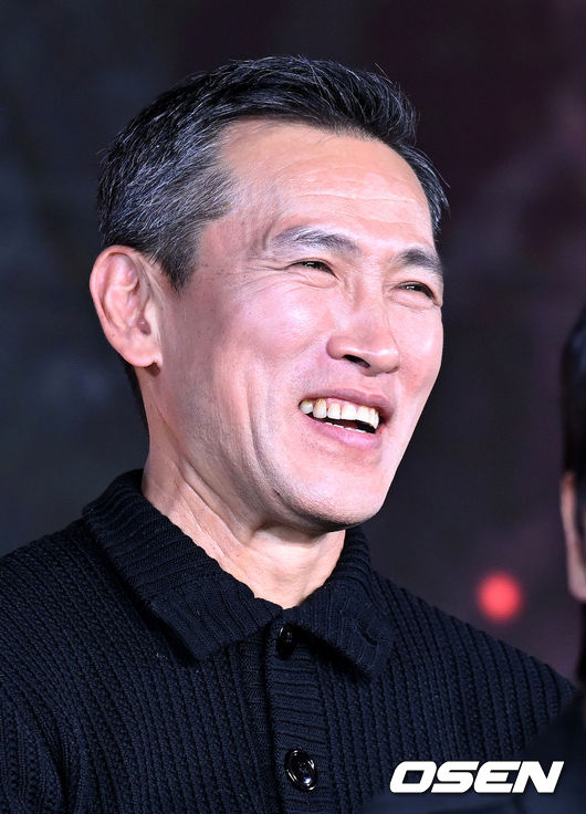 [사진]유오성,'즐거운 제작발표회'::스포탈코리아