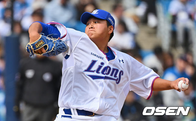 삼성 라이온즈 이승현이 역투하고 있다. 2023.03.18 / foto0307@osen.co.kr