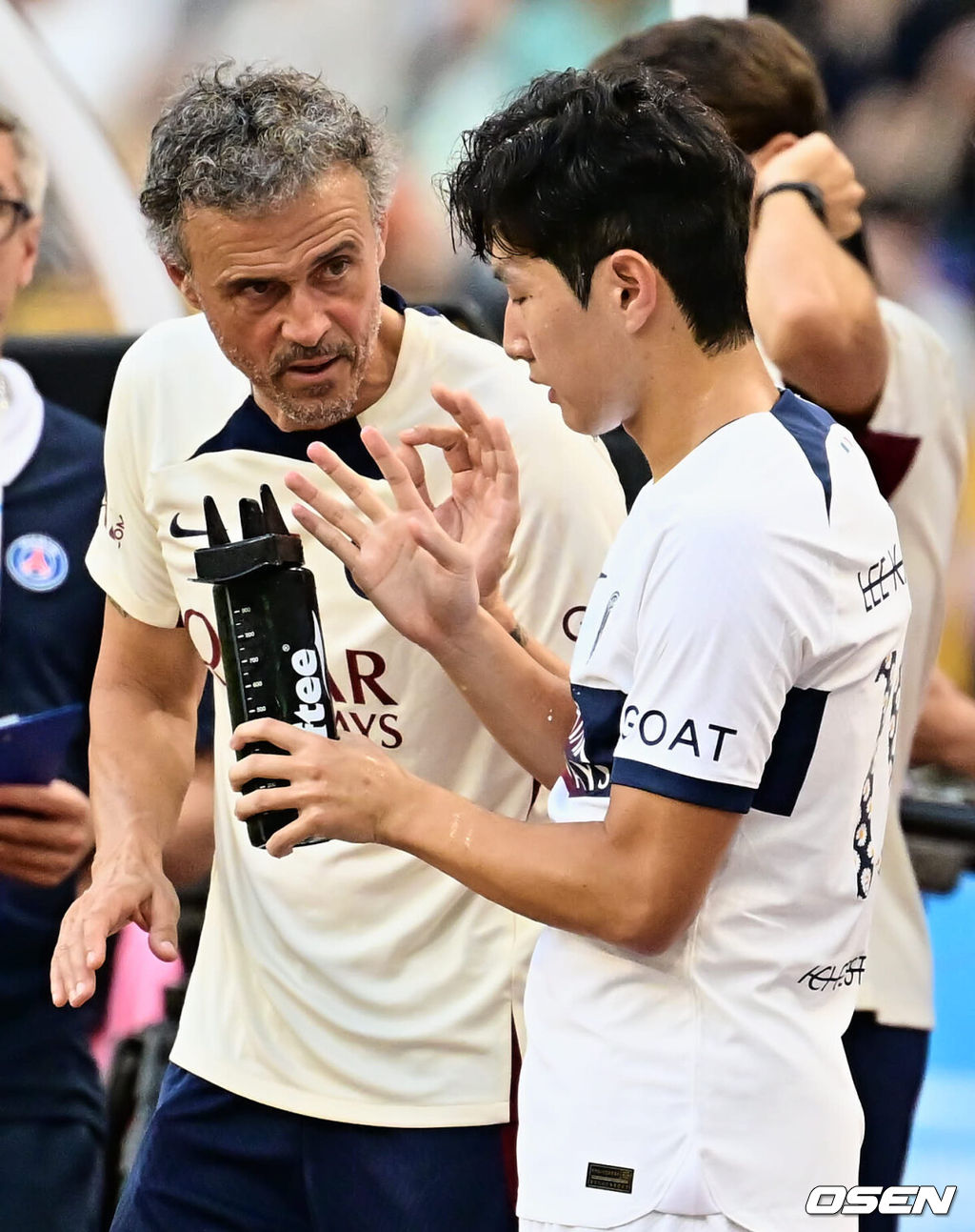 파리 생제르맹 FC(PSG) 루이스 엔리케 감독, 이강인 256 2023.08.03 / foto0307@osen.co.kr