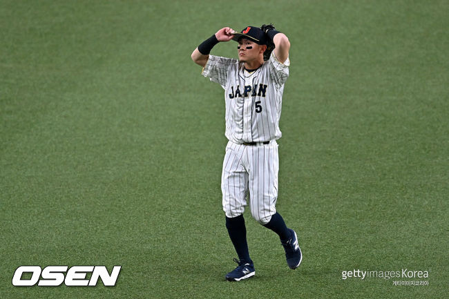 [사진] 일본 WBC 대표팀 마키하라 타이세이. ⓒGettyimages(무단전재 및 재배포 금지)