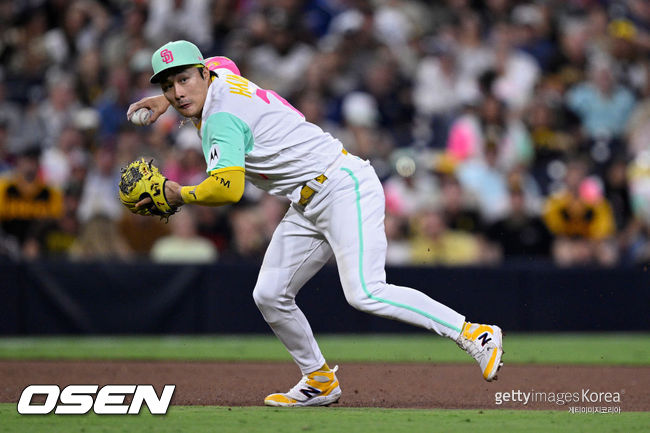 [사진] 샌디에이고 김하성. ⓒGettyimages(무단전재 및 재배포 금지)